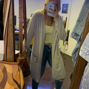 Verve ami cream cardigan